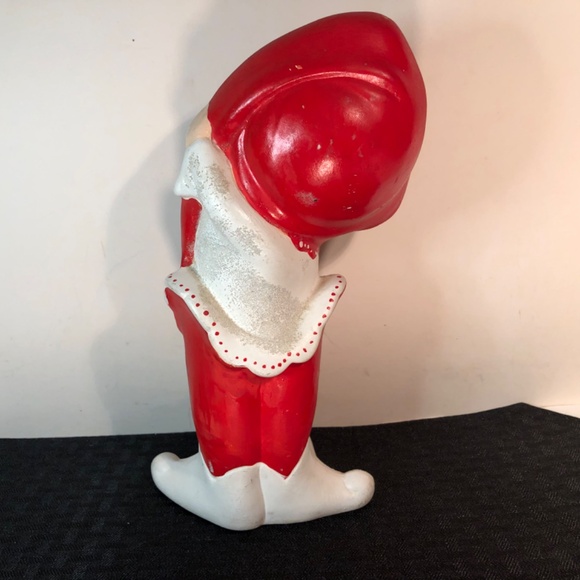 Vintage Japan 50s Hand painted ceramic Christmas elf 9.5 inches tall - Picture 8 of 12